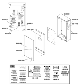 Decals Group - Ats Warning (Used After Serial No. 1022681815 And Before Serial No. 1023495596) Diagram and Parts List for 040622-00  Briggs and Stratton Generator